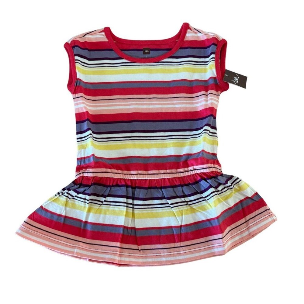 NWT Tea Collection Vibrant Stripe Dress Size 2